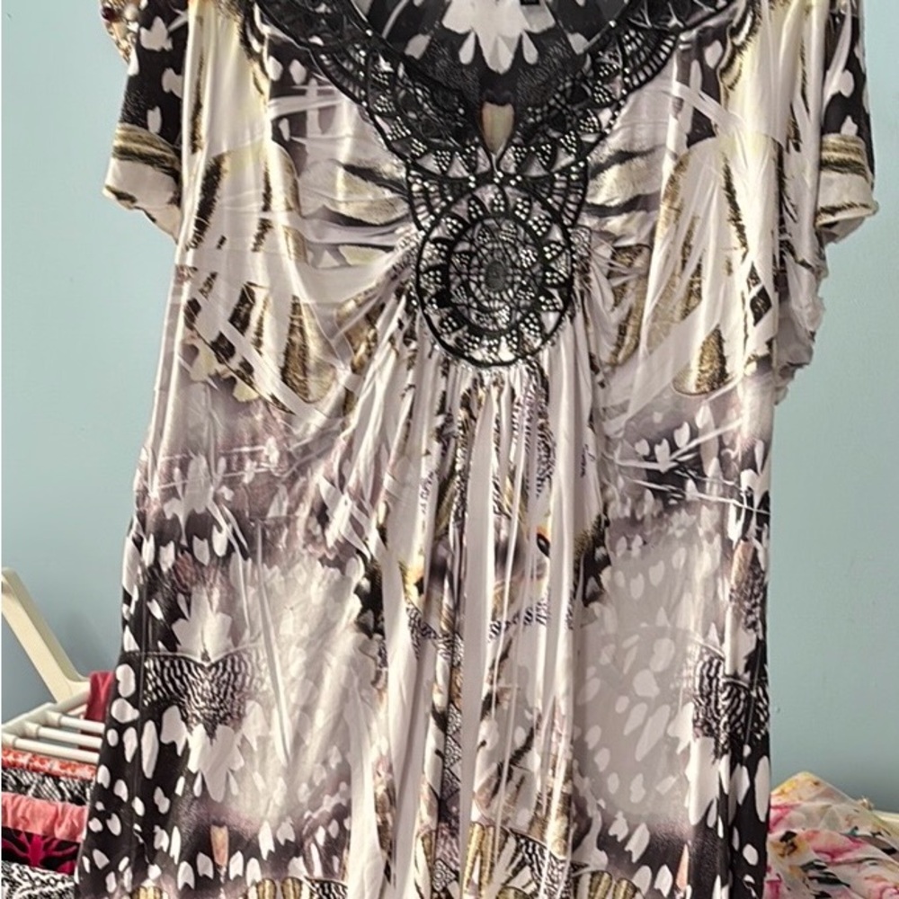 Apt. 9 Women's Midi Dress - Black and Cream